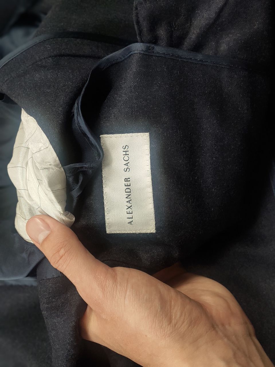 Other Alexander Sachs Design premium classic two-piece suit wool Size 50S - 16 Thumbnail