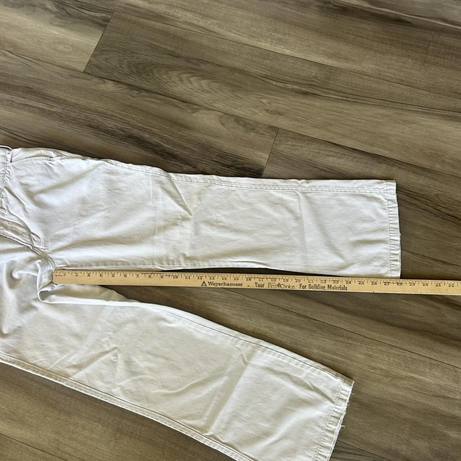 Abercrombie & Fitch Vintage Tan Cream Bootcut Denim Jeans Pants size 4 Size 27" / US 4 / IT 40 - 6 Thumbnail