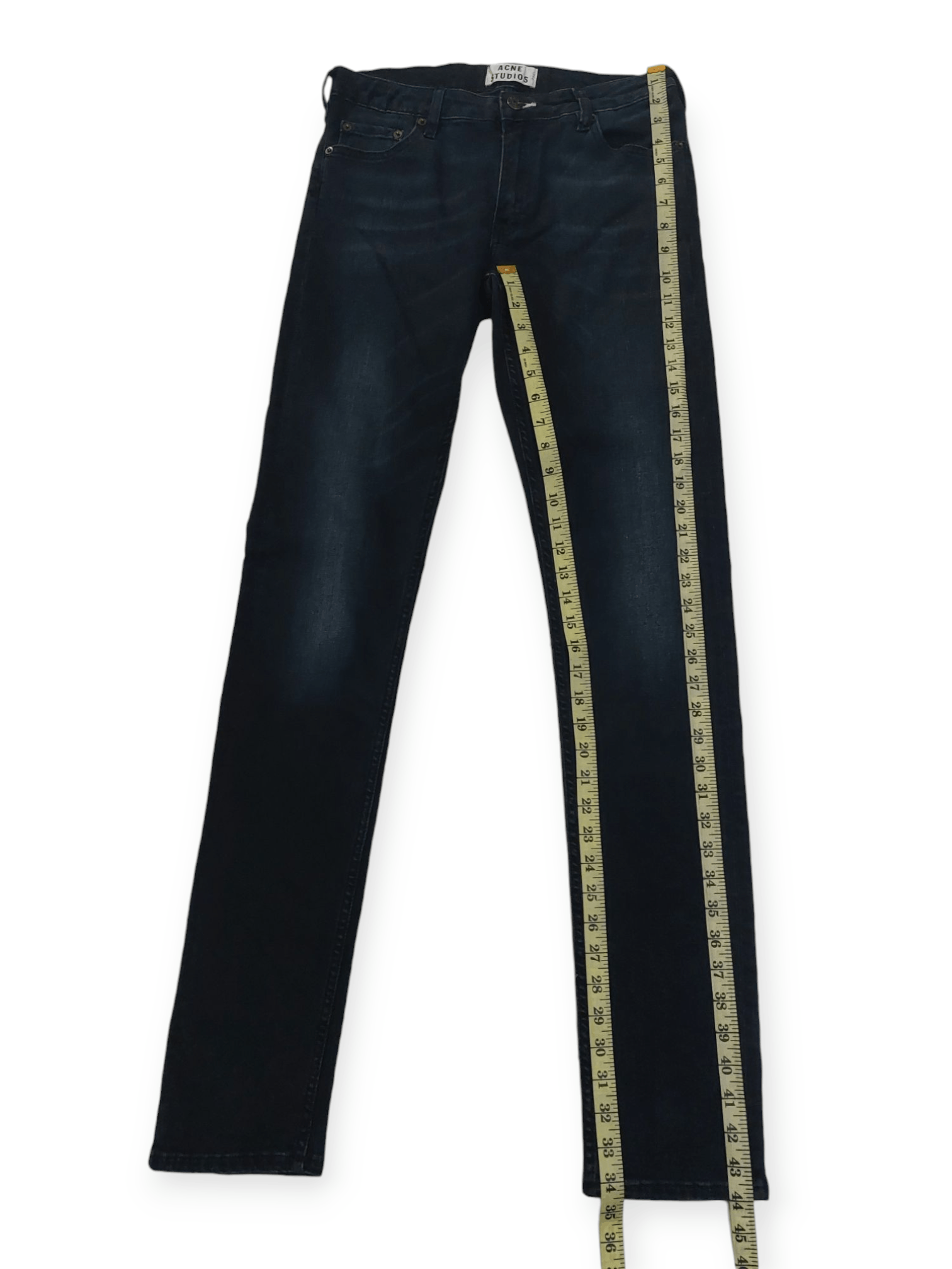 Acne Studios Flex Basement Skinny Black Jeans