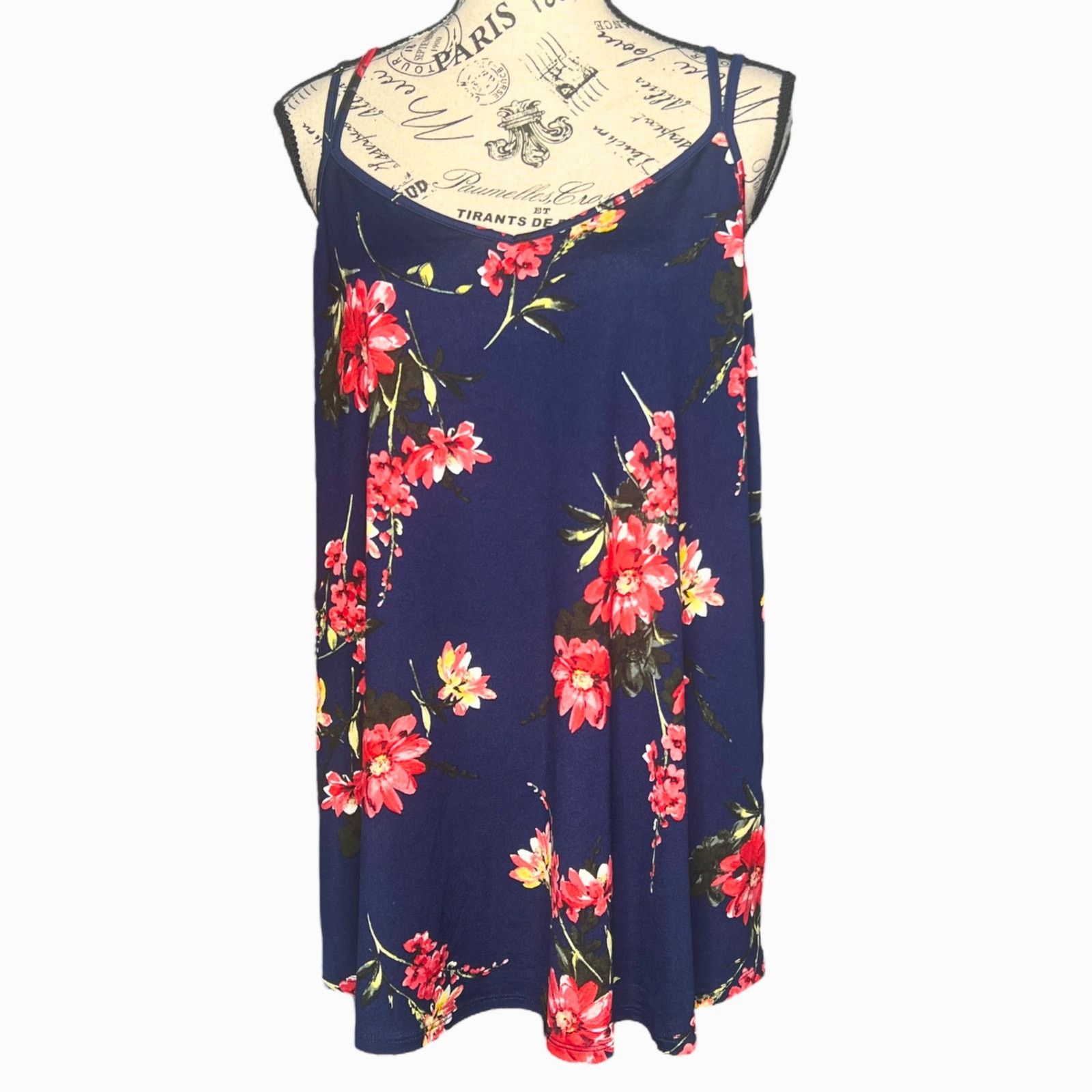 Other Basima Back Detail Knit Top - Stitch Fix Strappy Casual Tank Size XXL / US 16-18 / IT 52-54 - 1 Thumbnail