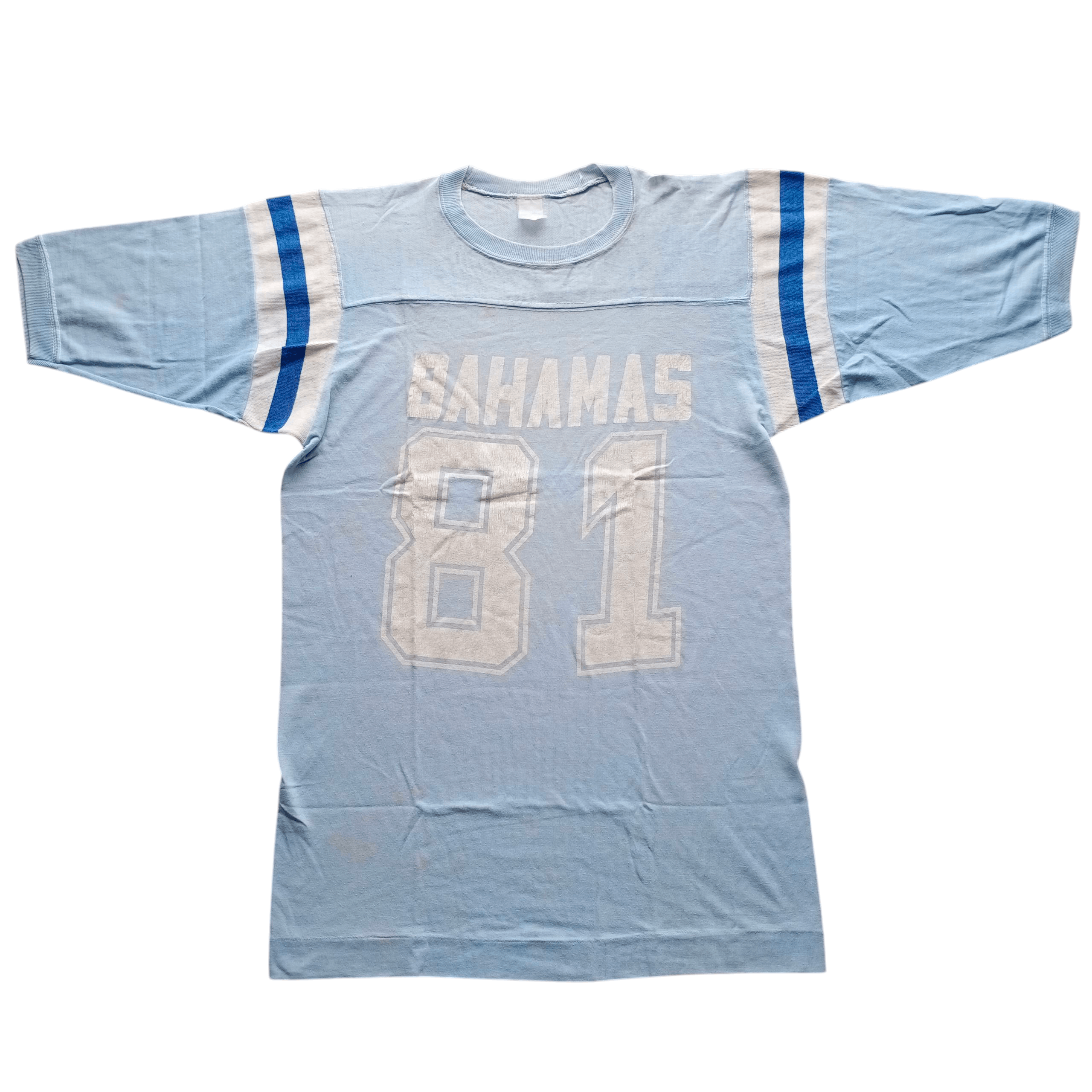 Vintage Vintage 80s Bahamas 81 raglan tshirt Hawaii Souvenir Size US S / EU 44-46 / 1 - 1 Thumbnail