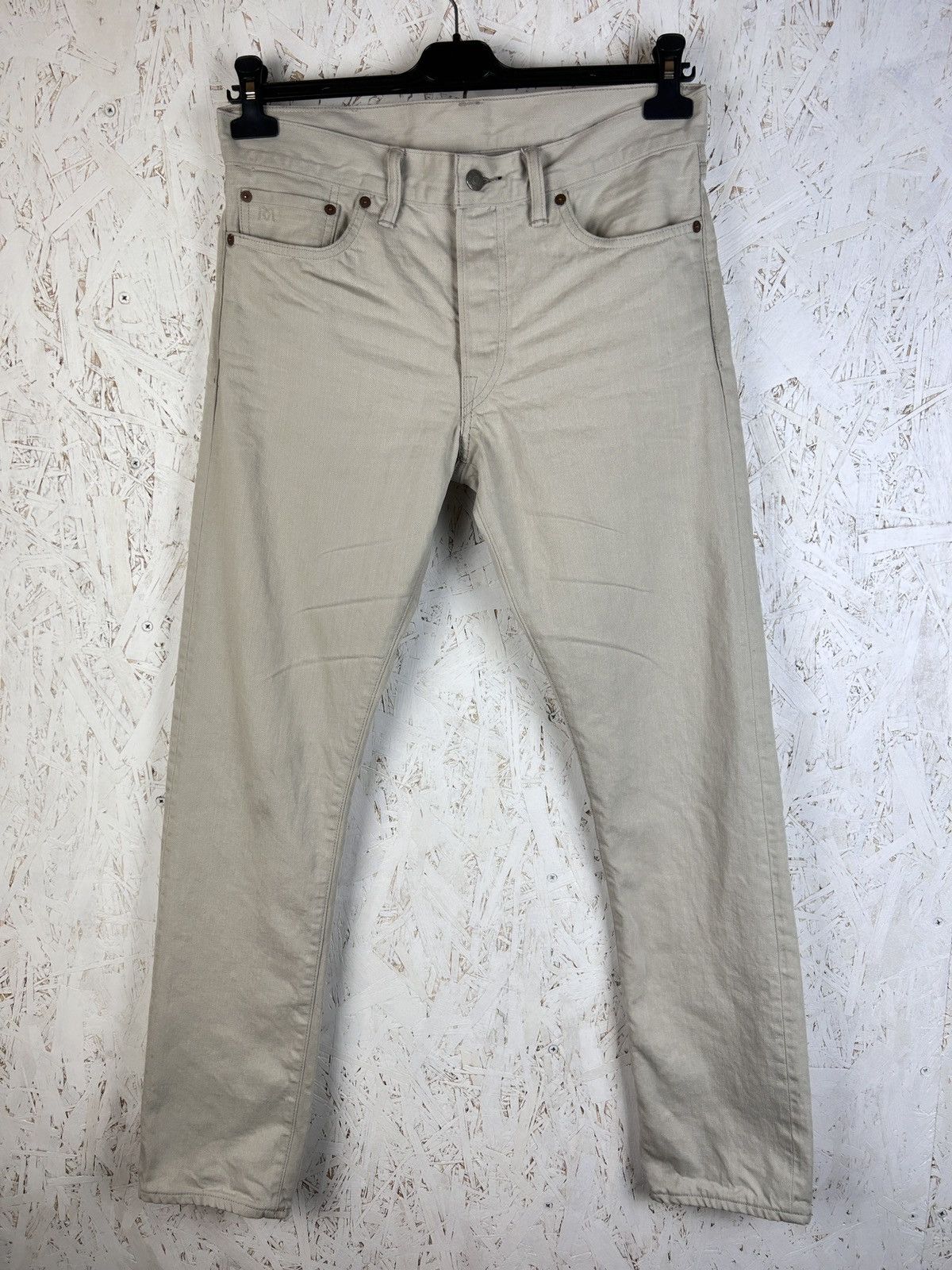 Ralph Lauren RRL Slim Narrow Shuttle Woven Selvedge Denim Jeans Size US 31 - 1 Thumbnail