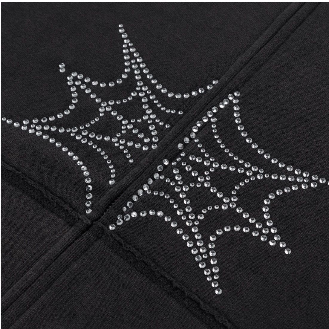 Sp5der Rhinestone Web Zip Hoodie Size US M / EU 48-50 / 2 - 3 Thumbnail