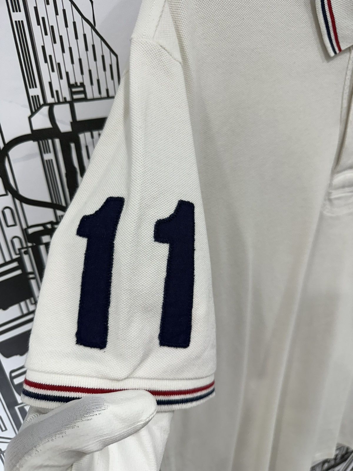 Polo Ralph Lauren Rugby Ralph Lauren Big Kicker Polo White L Size US L / EU 52-54 / 3 - 4 Thumbnail