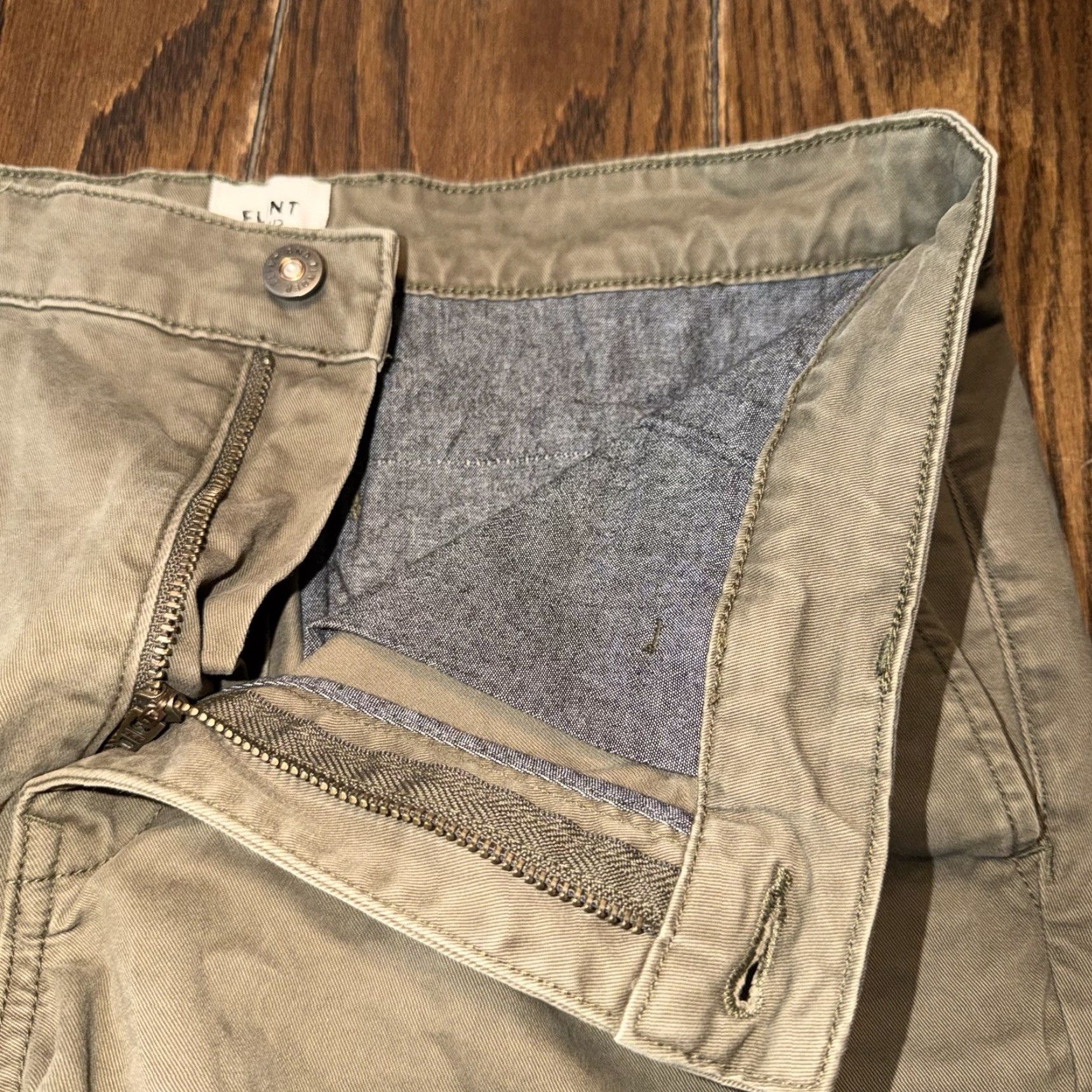 Flint And Tinder Flint and Tinder Shorts 32 Green 365 Chino Flex Stretch Twill Outdoor Hike Casual Men Short 9in Inseam Regular Pocket Stretch Size US 32 / EU 48 - 3 Thumbnail