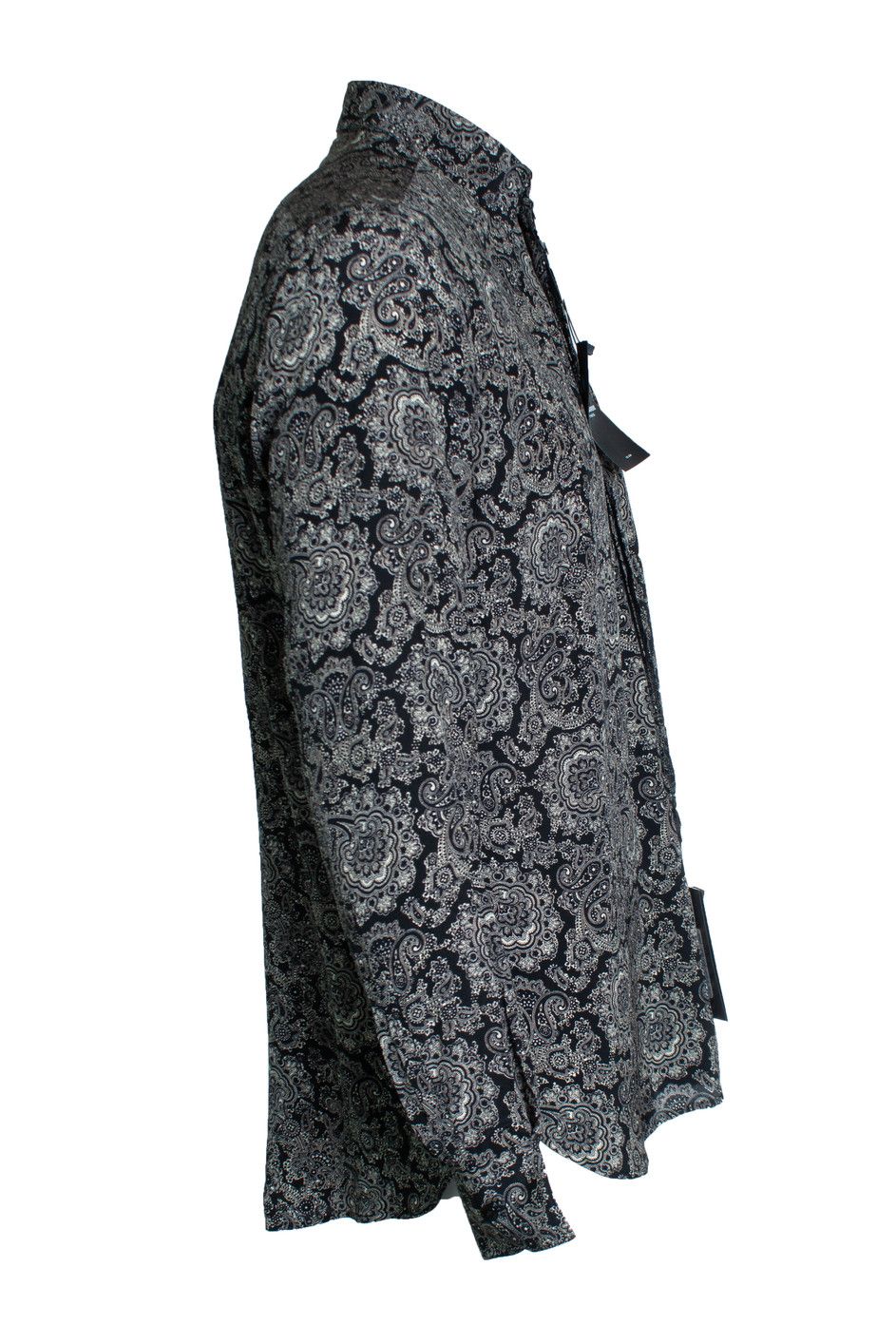 Saint Laurent Paris Saint Laurent, Black paisley printed shirt 2018 Size US S / EU 44-46 / 1 - 4 Thumbnail
