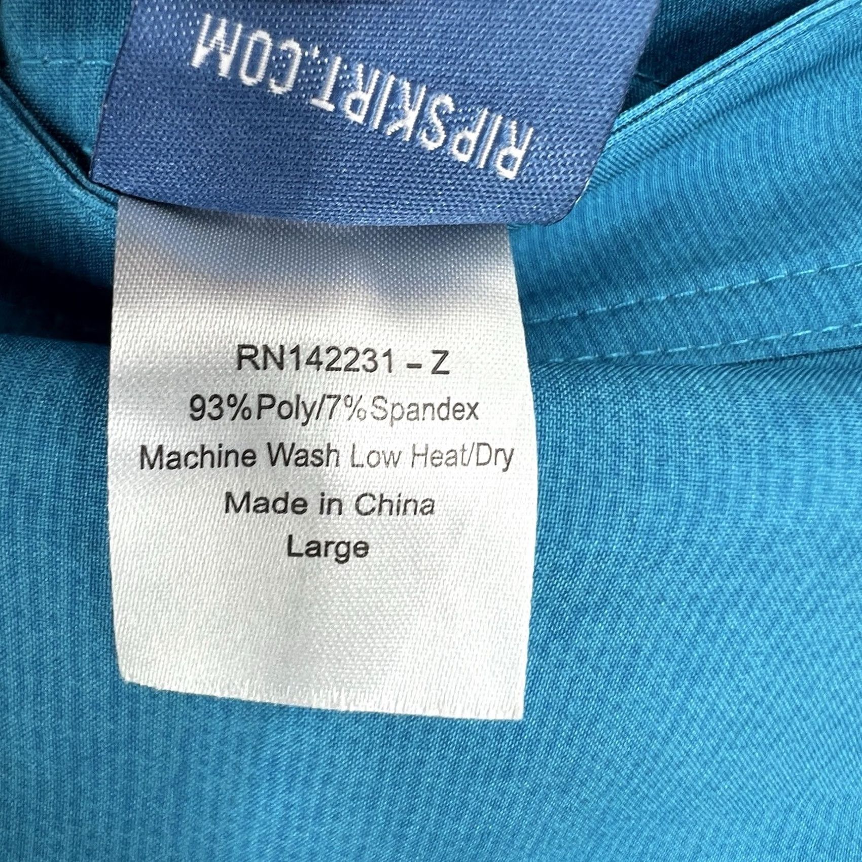 Vintage Ripskirt Hawaii Skirt Womens Casual Beach Knee Length Blue L Wrap Pockets Stretch Summer Vacation Travel Size 36" / US 14 / IT 50 - 4 Thumbnail