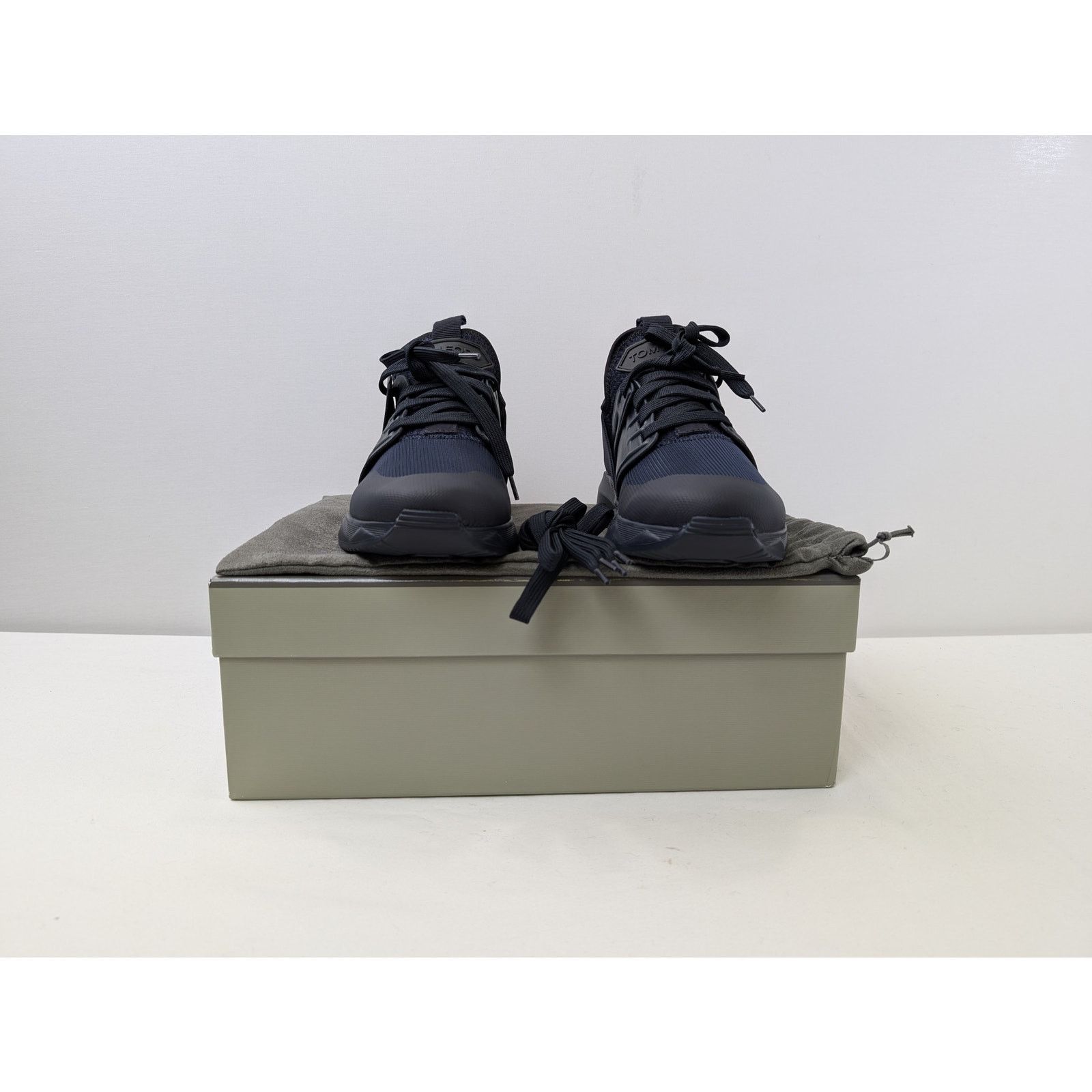 Tom Ford o1rshd1 Sneakers Low Top in Jago Dark Blue-Navy Size US 11 / EU 44 - 16 Thumbnail