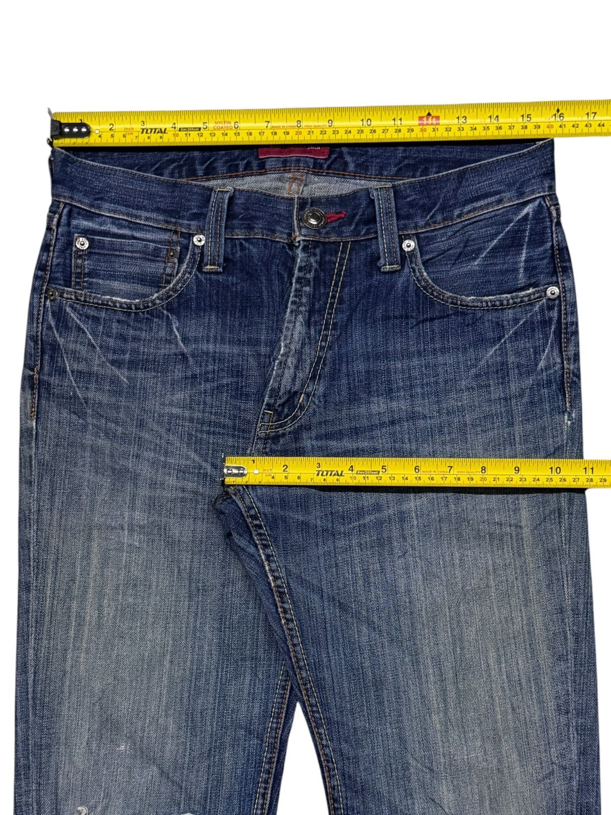 Japanese Brand Vintage Anti-Label Jean Distressed Bootcut Flare Jeans | W31 Size US 31 - 16 Thumbnail