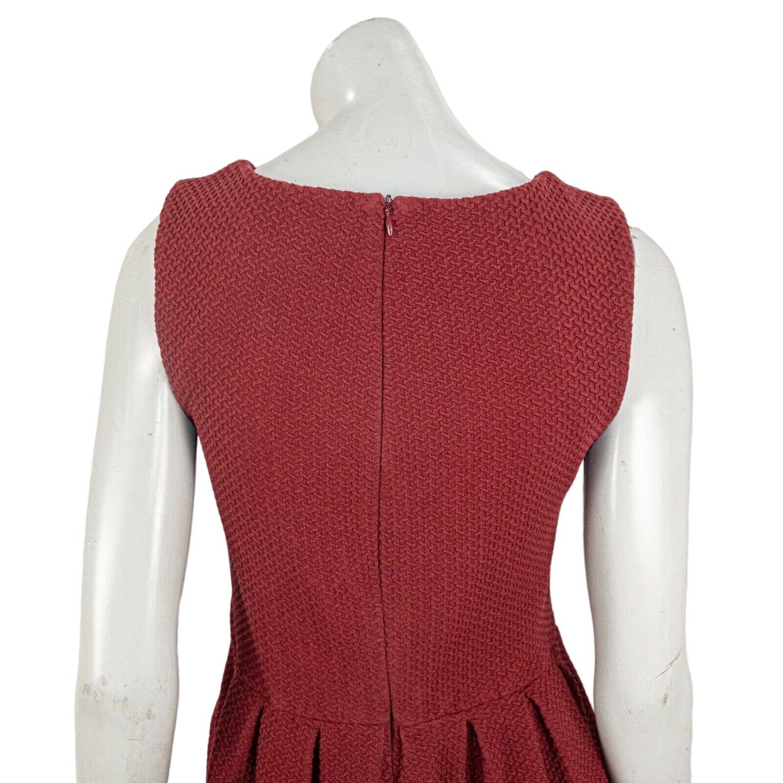 Ganni GANNI Women's Red Textured Dress Sleeveless Size L Size L / US 10 / IT 46 - 10 Thumbnail