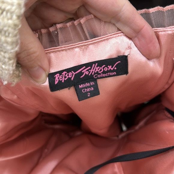 Betsey Johnson VINTAGE BETSEY JOHNSON 2 black and pink strapless dress Size XS / US 0-2 / IT 36-38 - 9 Thumbnail