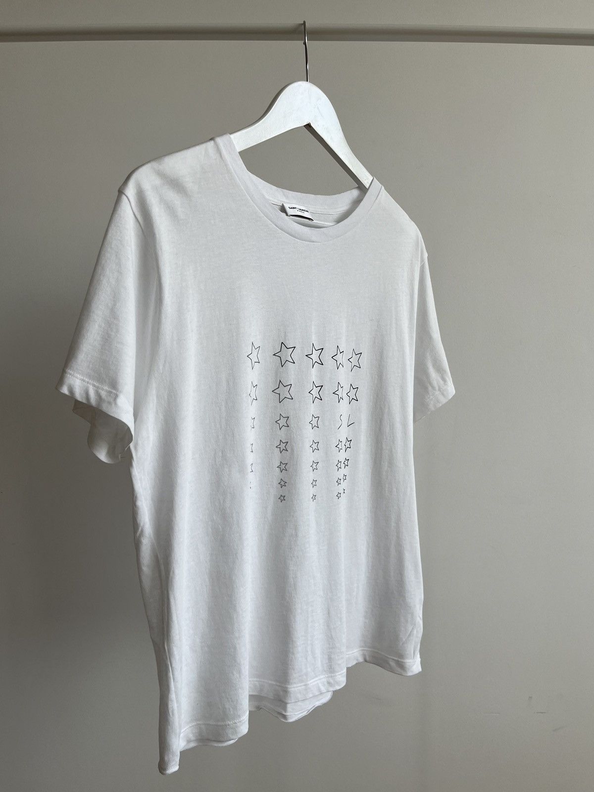 Saint Laurent Paris Star T-shirt Size US L / EU 52-54 / 3 - 2 Thumbnail