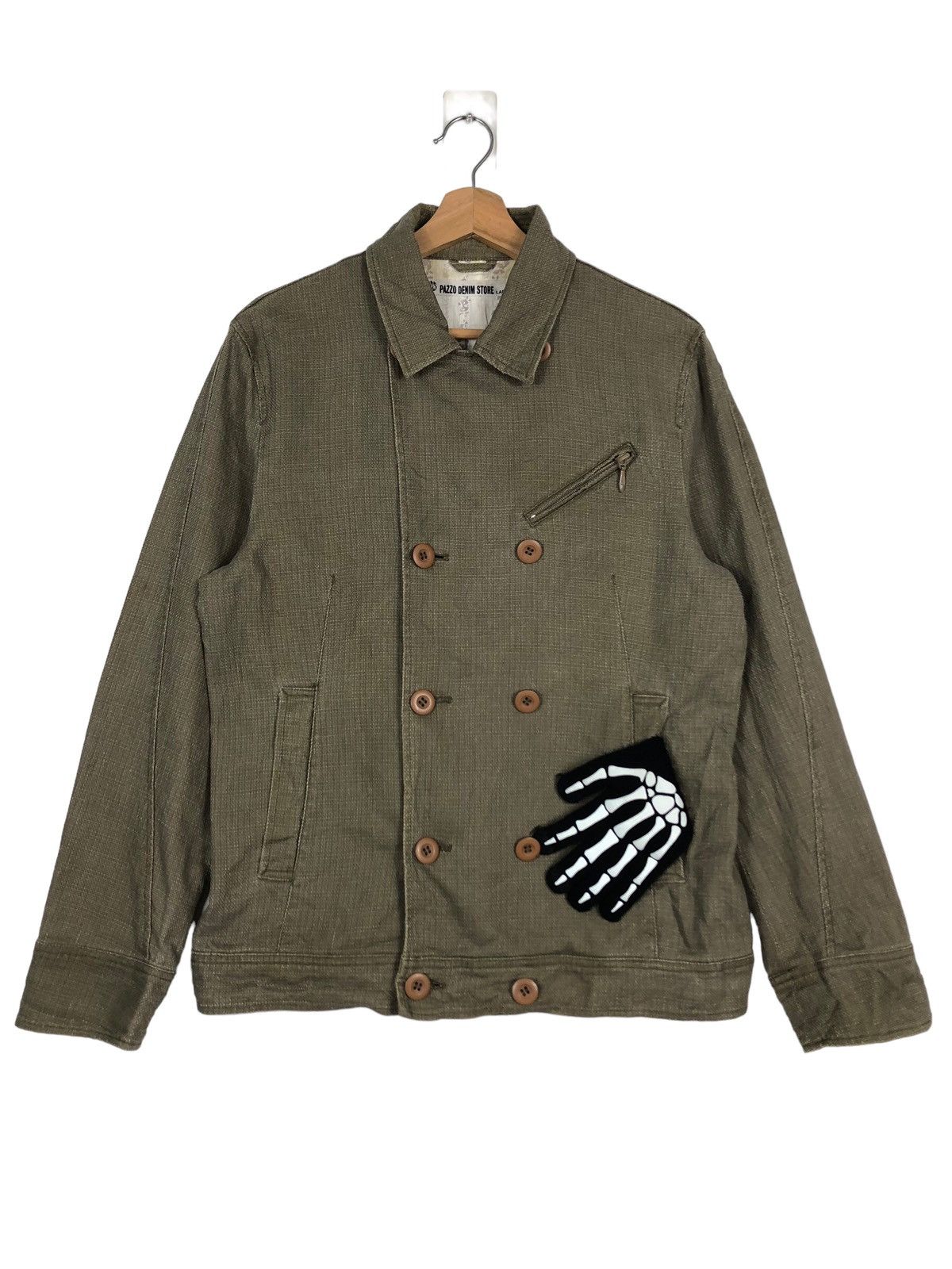 45rpm 🔥90’s Hikory Chore Jacket Pazzo Denim Japan Made 45RPM Size US L / EU 52-54 / 3 - 1 Thumbnail