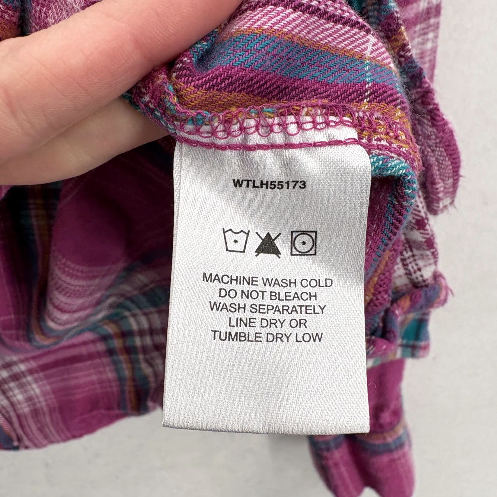 Wrangler VINTAGE Wrangler Shirt Womens 3XL Pink Plaid Flannel Pearl Snap Long Sleeve Western Y2K Size XXL / US 16-18 / IT 52-54 - 6 Thumbnail