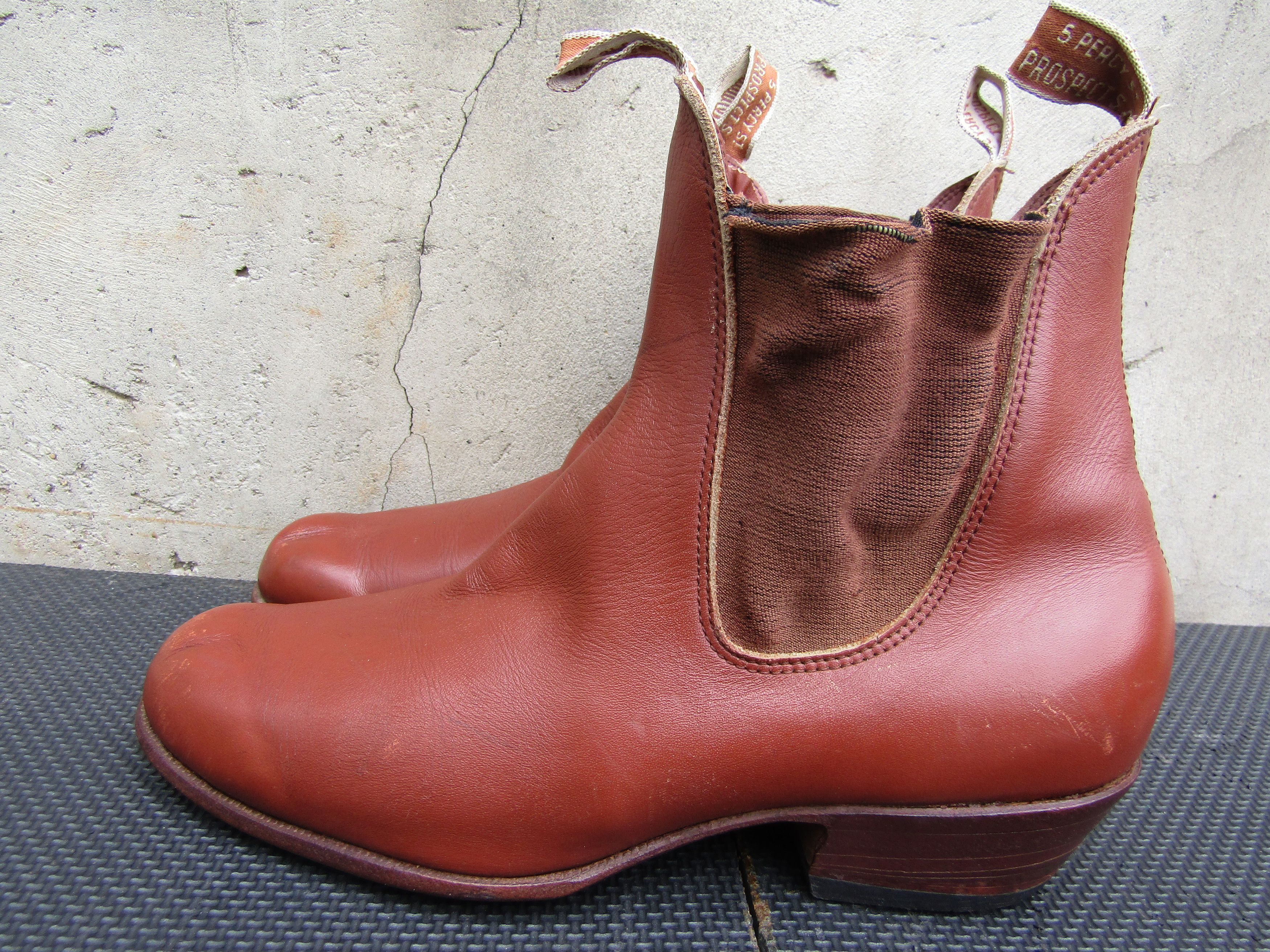R.M. Williams Vintage RM Williams Mens Boots Bushman Cuban Heel Leather Size US 8.5 / EU 41-42 - 9 Thumbnail