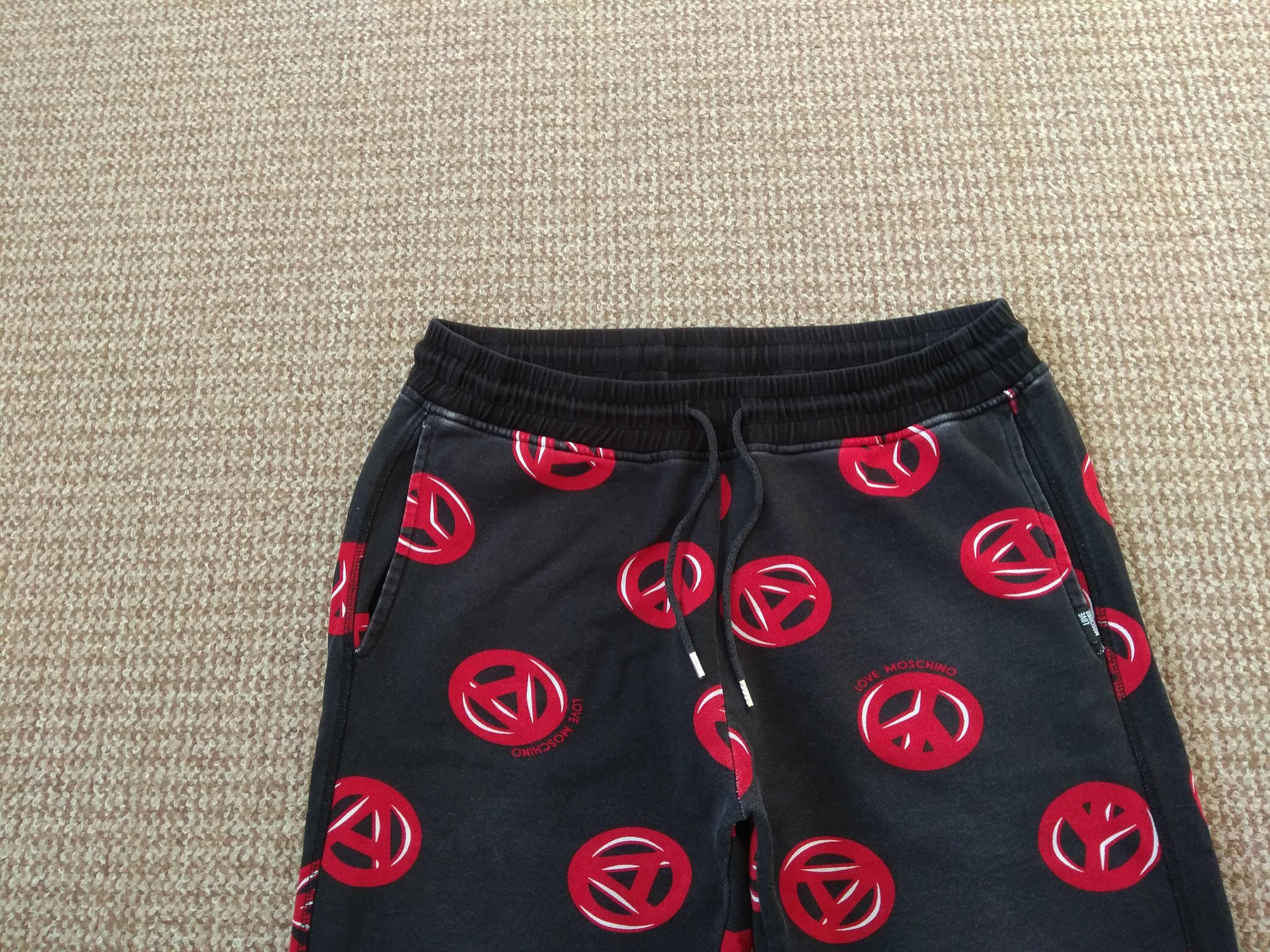 Moschino Love Moschino Sweatpants Joggers Printed Logo sz M Size US 32 / EU 48 - 3 Thumbnail