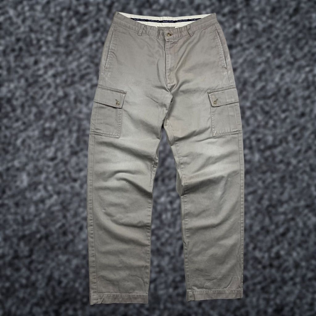 Polo Ralph Lauren Polo Ralph Lauren Mens Cargo Pants Size 34 Beige Multi Pockets Vintage Cargo Size US S / EU 44-46 / 1 - 1 Thumbnail