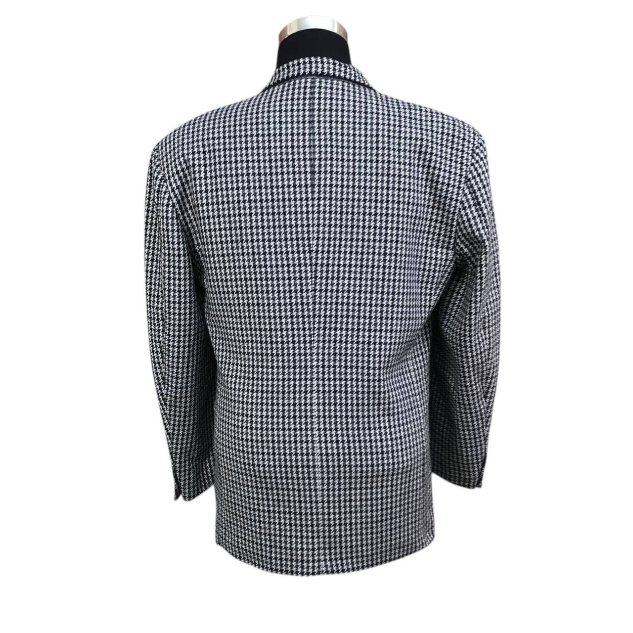 Valentino VINTAGE-OLIVER by VALENTINO HOUDSTOOTH BLAZER Size 48R - 3 Thumbnail