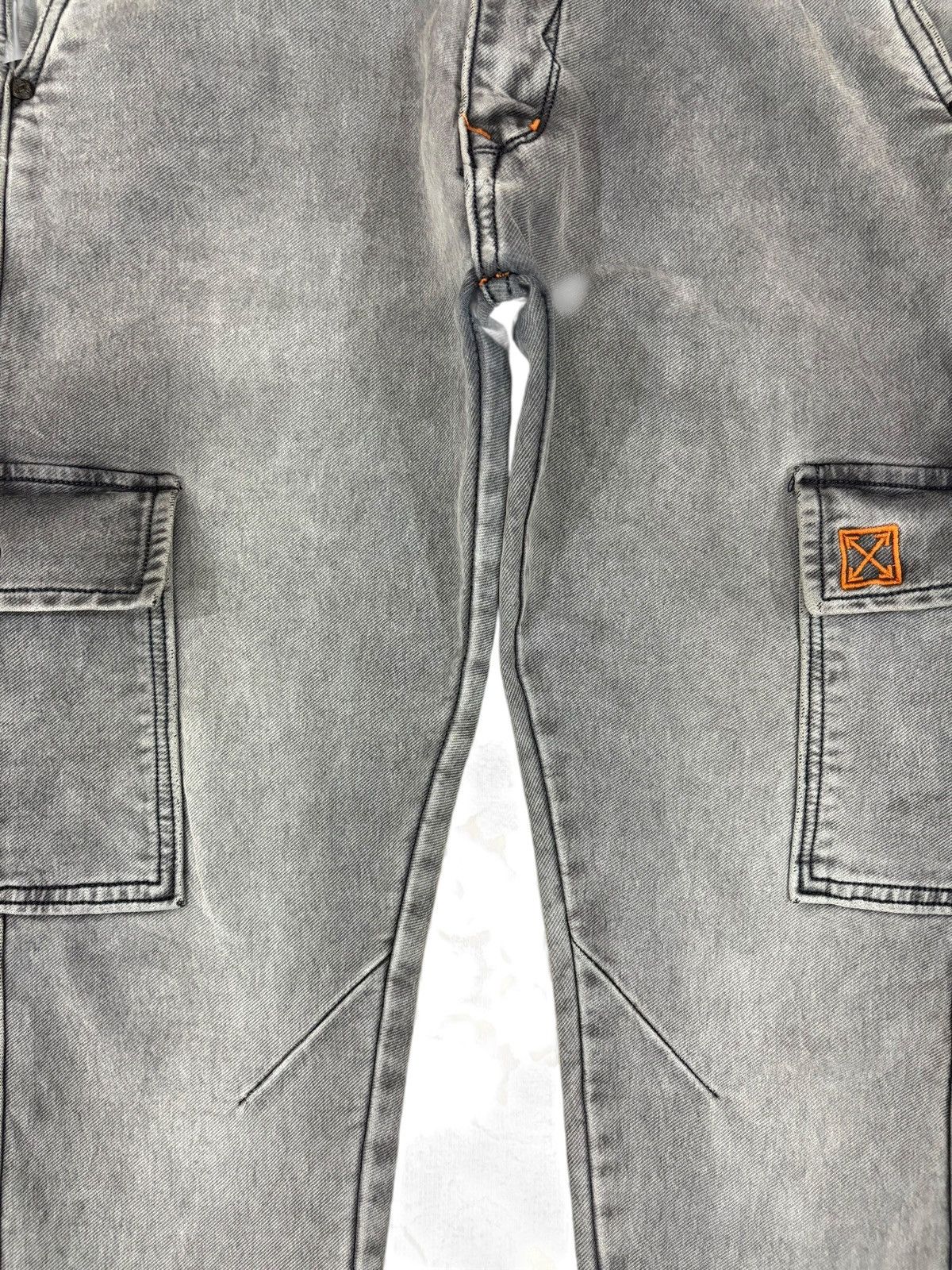 Superdry Vintage Superdry Charcoal Wash Cargo Jeans Size US 33 - 5 Thumbnail