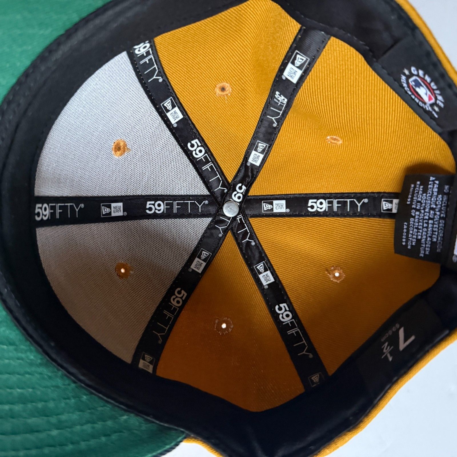 New Era Detroit Tigers New Era Vintage Gold 59FIFTY Fitted Hat 7 1/2 Size ONE SIZE - 4 Thumbnail