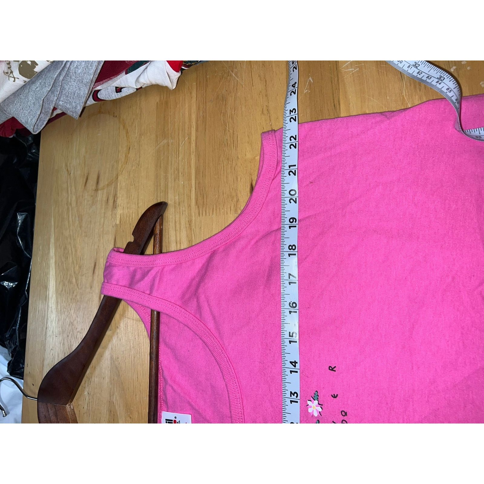 Anvil Vintage Womens Denver Top Shirt Sleeveless Tank Pink 90s XL Size XL / US 12-14 / IT 48-50 - 7 Thumbnail