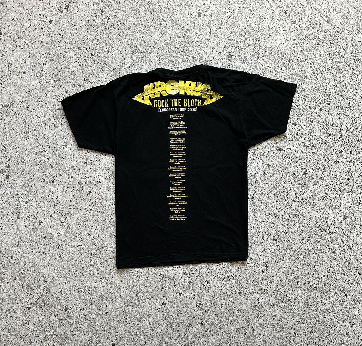 Band Tees × Vintage Vintage Krokus Rock The Block European Tour 2003 T-Shirt Size US M / EU 48-50 / 2 - 4 Thumbnail