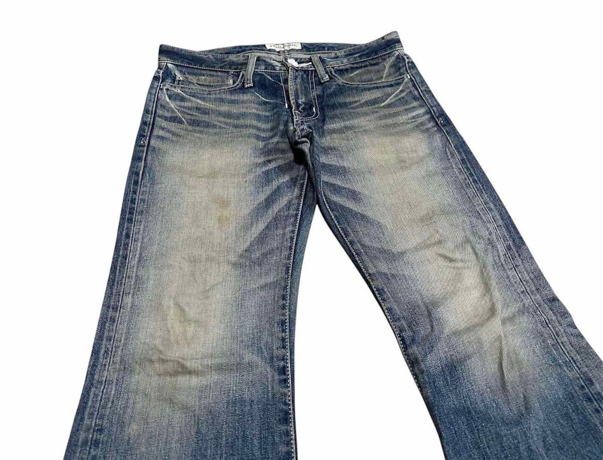 If Six Was Nine × Japanese Brand × Vanquish 🔥Archived Vanquish Mud Wash Flared Denim 2011 Size US 32 / EU 48 - 2 Thumbnail