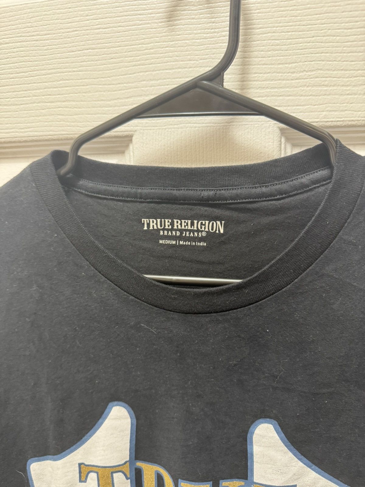 True Religion True Religion White Horseshoe Black T-Shirt Classic Size US M / EU 48-50 / 2 - 3 Thumbnail