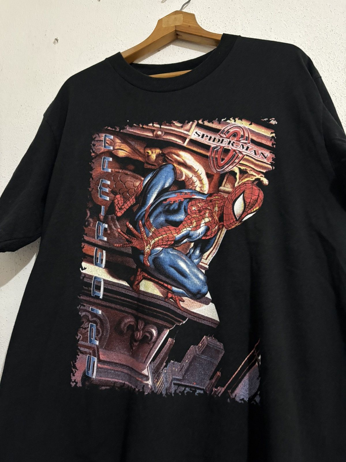 Marvel Comics × Vintage Very rare Spider - Man tshirt vintage Size US XL / EU 56 / 4 - 2 Thumbnail