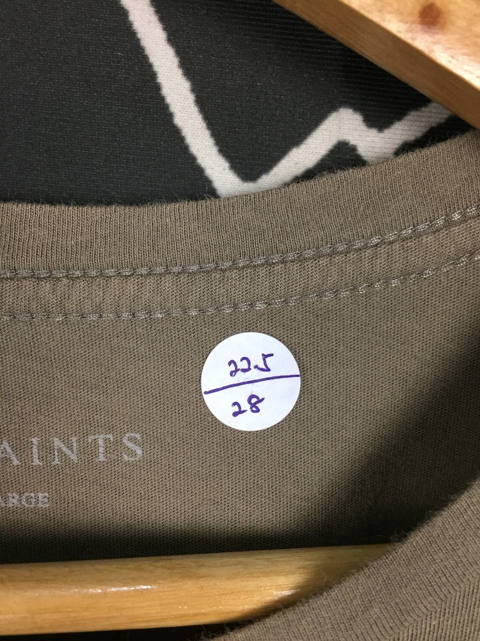 Allsaints × Designer ALLSAINTS Embroidered Logo Casual Designer Tee Size US XL / EU 56 / 4 - 11 Thumbnail