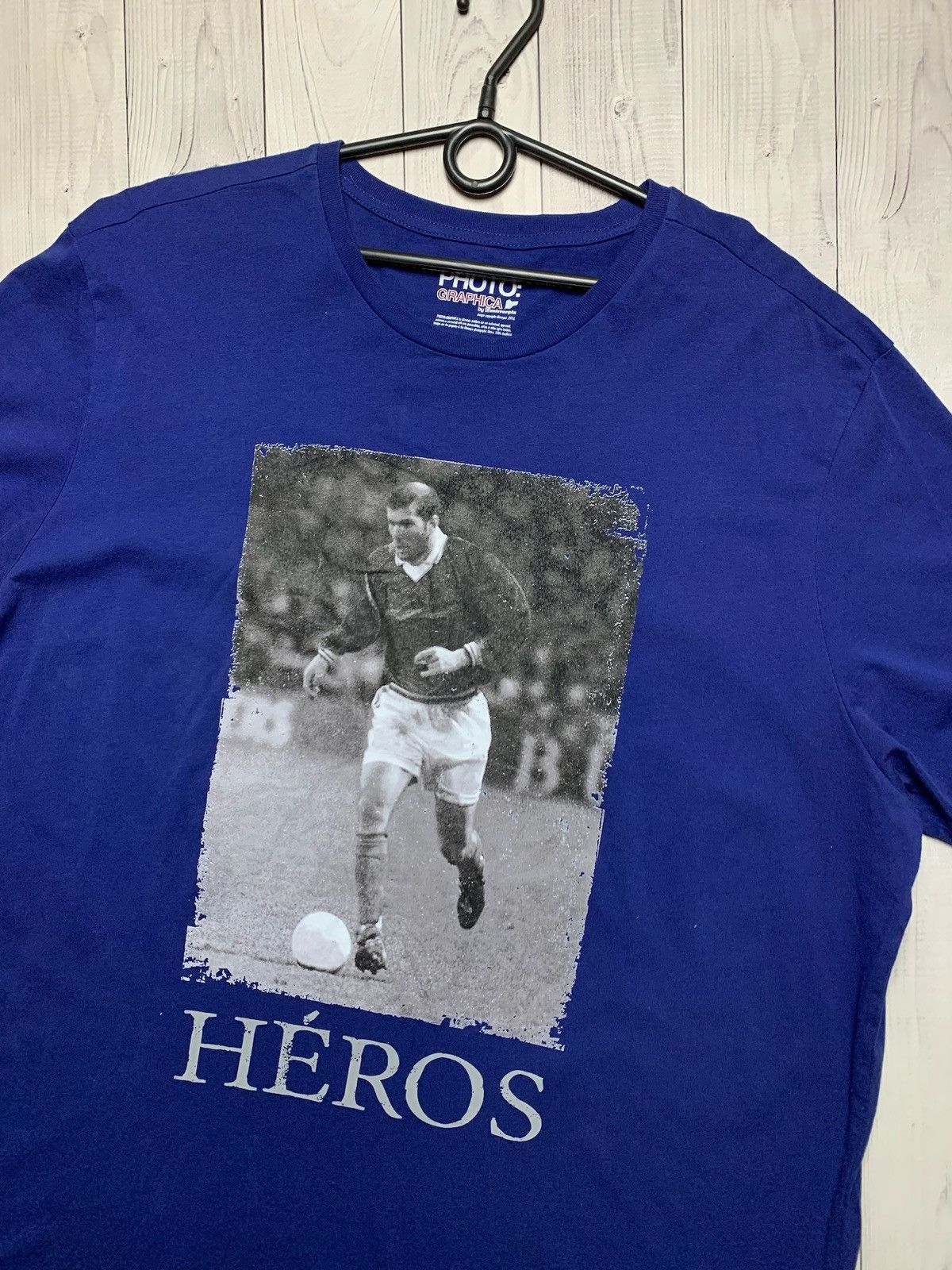 Vintage Vintage Soccer tee Zidane 10 logo size XL Size US XL / EU 56 / 4 - 2 Thumbnail