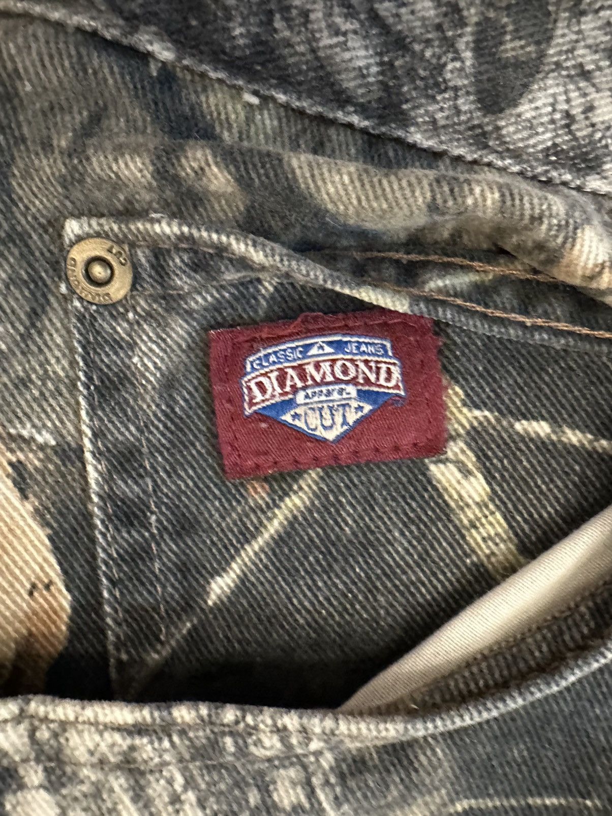 Other VTG Diamond Cut Jeans Men’s Mossy Oak Camouflage Size 36x30 Size US 36 / EU 52 - 8 Thumbnail