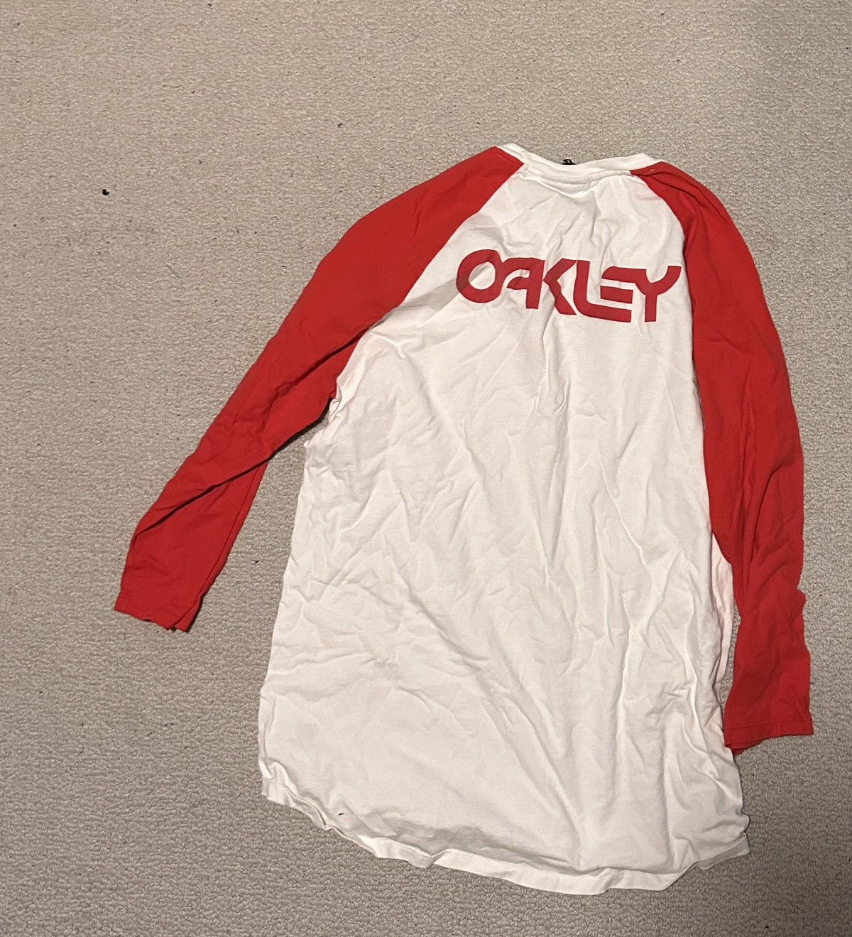 Oakley Red and White Oakley Long Sleeve T-Shirt Size US XXL / EU 58 / 5 - 2 Thumbnail