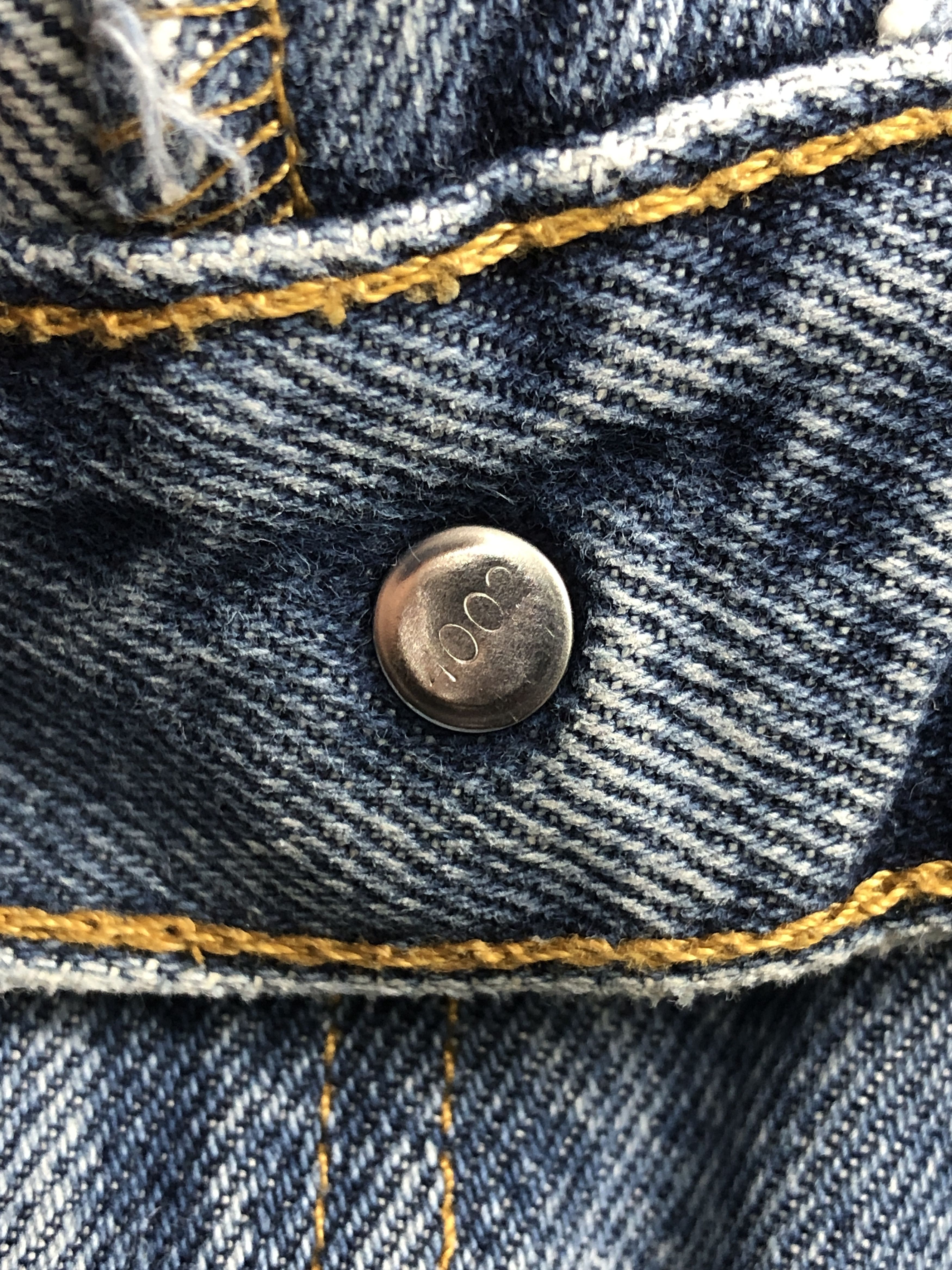 Levi's Vintage Distressed Levis 505 Faded Blue Jeans DP2539 Size US 38 / EU 54 - 13 Thumbnail