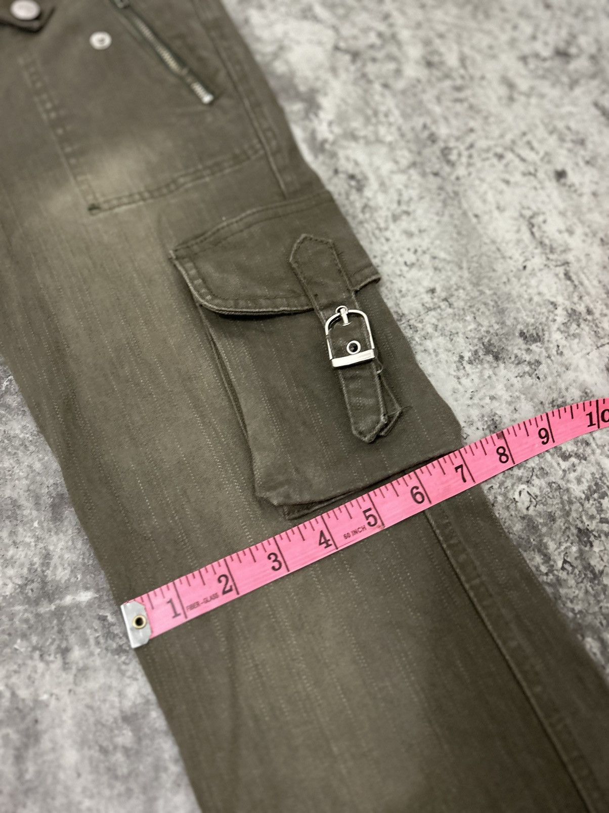 If Six Was Nine Japanese Brand Diva Multipocket Boot Cut cargo pans Size US 28 / EU 44 - 17 Thumbnail