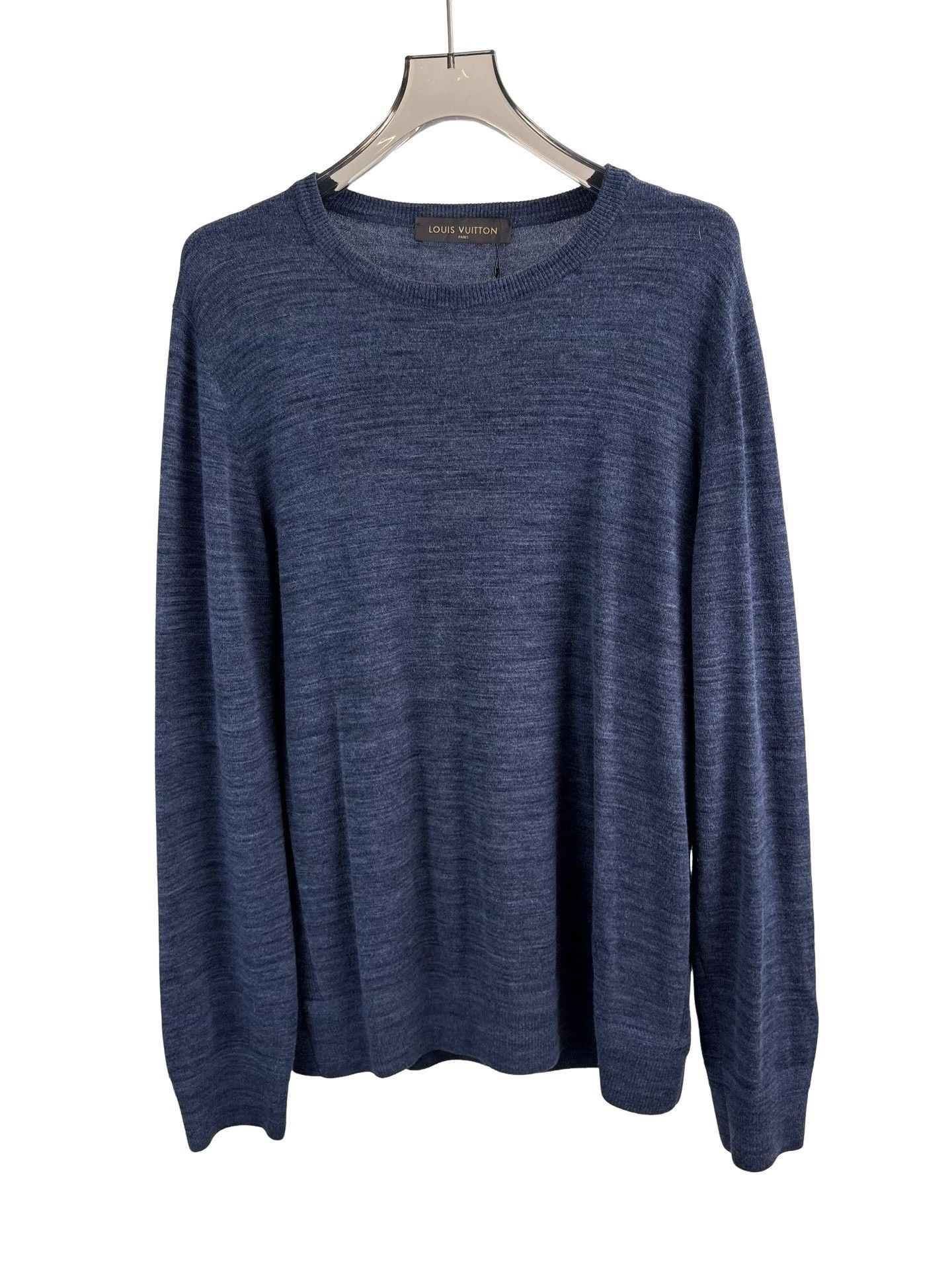Louis Vuitton Louis Vuitton Navy Wool Knit Sweater XXL Size US XXL / EU 58 / 5 - 1 Thumbnail