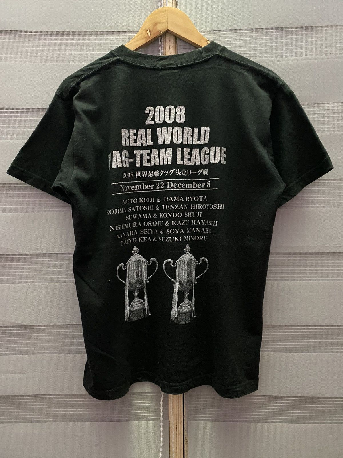 Japanese Brand Vintage 2000s Japan Pro Wrestling Real World Tag Team League Size US M / EU 48-50 / 2 - 1 Thumbnail