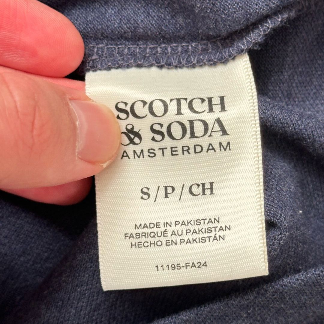 Scotch & Soda Scotch & Soda Night Heather Navy Mens SS Polo Size S NWT Size US S / EU 44-46 / 1 - 7 Thumbnail