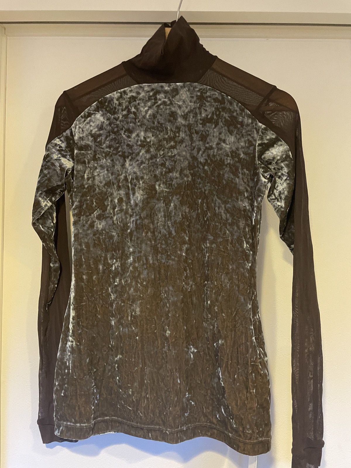 HATRA Brown Velvet Top Size XS / US 0-2 / IT 36-38 - 2 Thumbnail