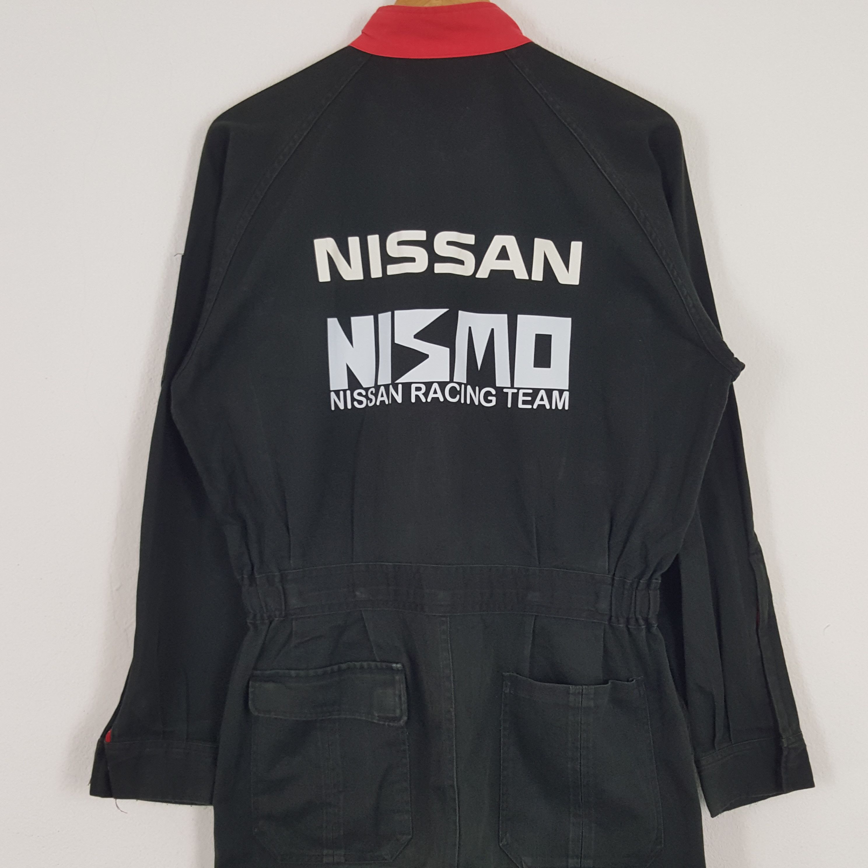 Japanese Brand × Vintage Vintage Nismo Nissan Racing Team Custom Art Coverall Jacket Size US XL / EU 56 / 4 - 2 Thumbnail
