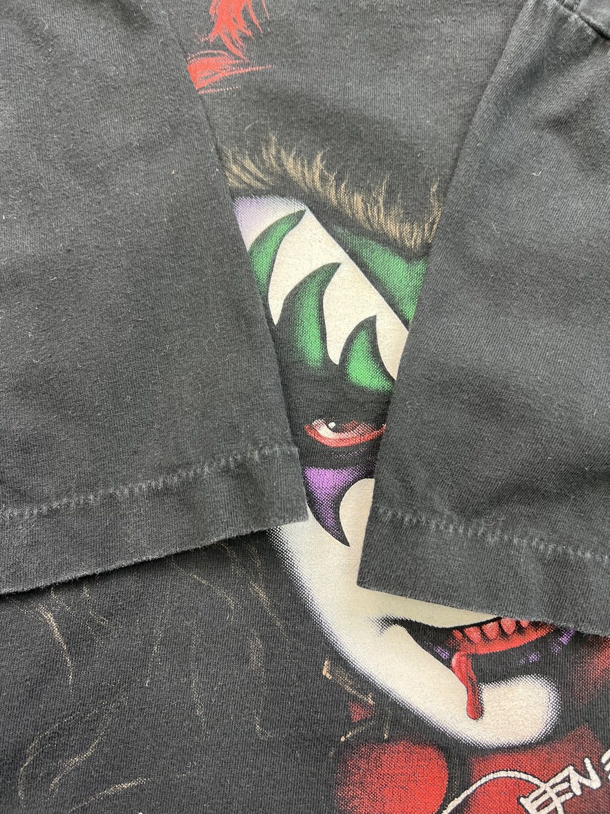 Band Tees × Vintage Vintage SINGLE STITCH Kiss Shirt Band Rare Tee Size US L / EU 52-54 / 3 - 6 Thumbnail