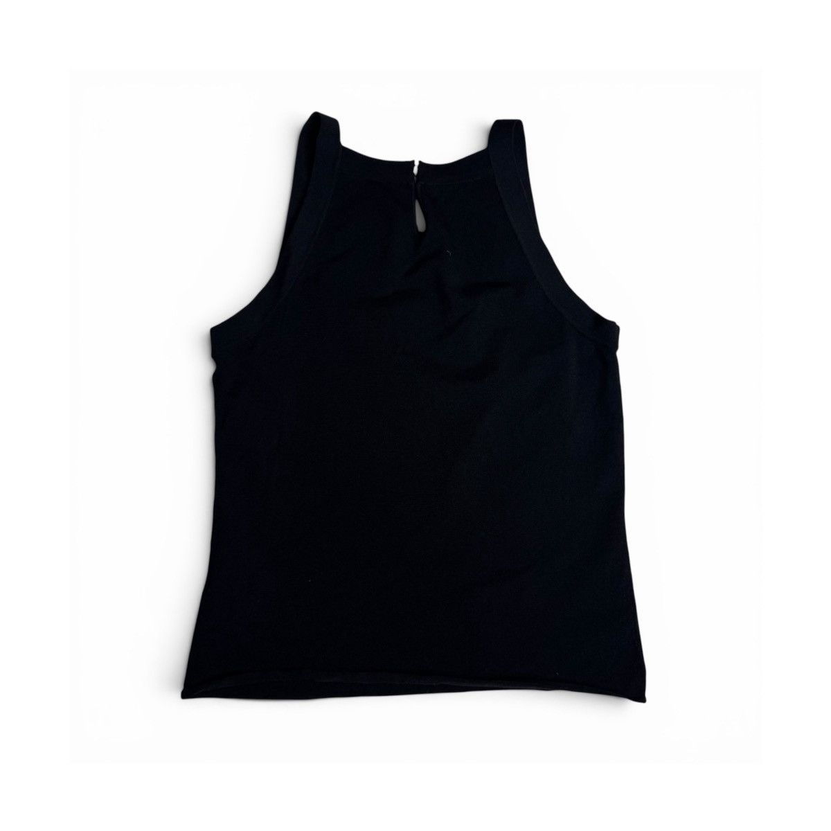 Other Vintage Cryus Black Boho Beaded Cowl Neck Halter Top Size M / US 6-8 / IT 42-44 - 4 Thumbnail