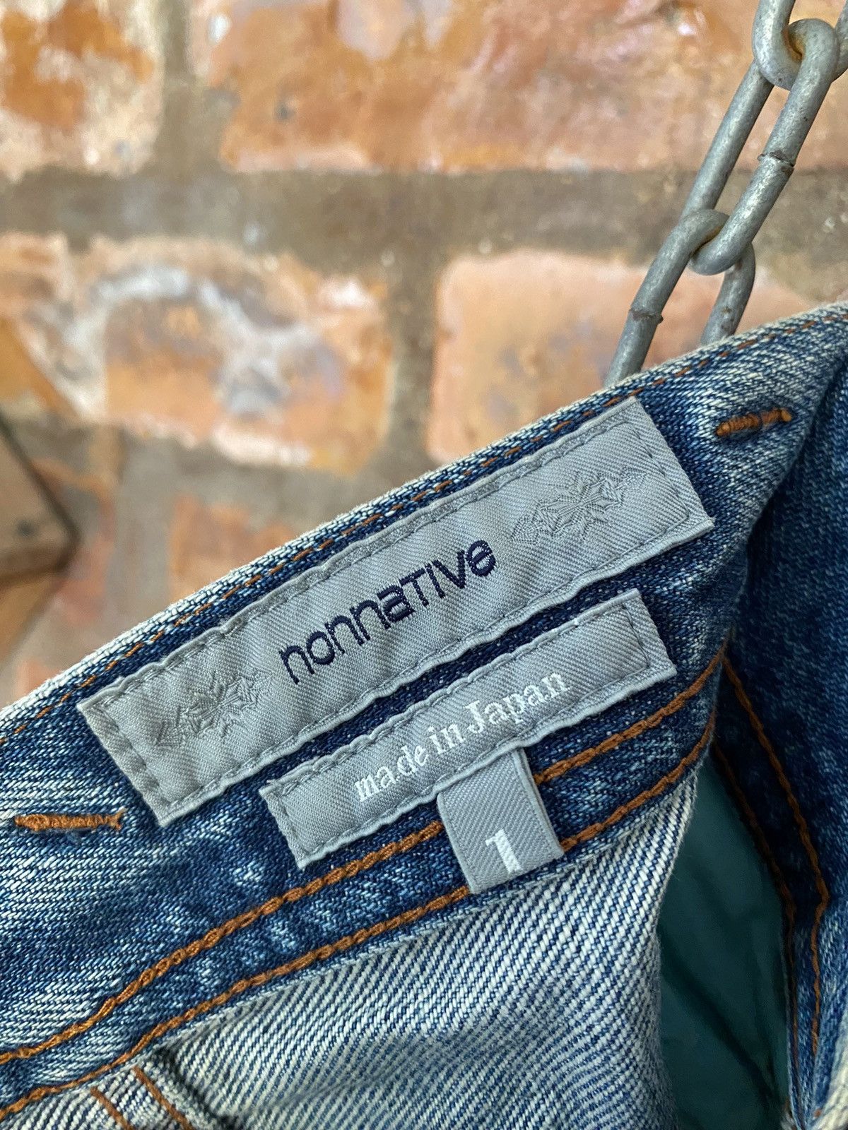 Lad Musician 2000s Nonactive Distressed Dirty Whisker selvedge denim Size US 31 - 21 Thumbnail