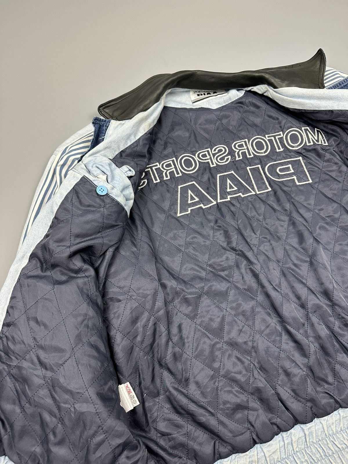 If Six Was Nine Vintage Piaa Motor Sports Denim Jacket Size US XXL / EU 58 / 5 - 12 Thumbnail