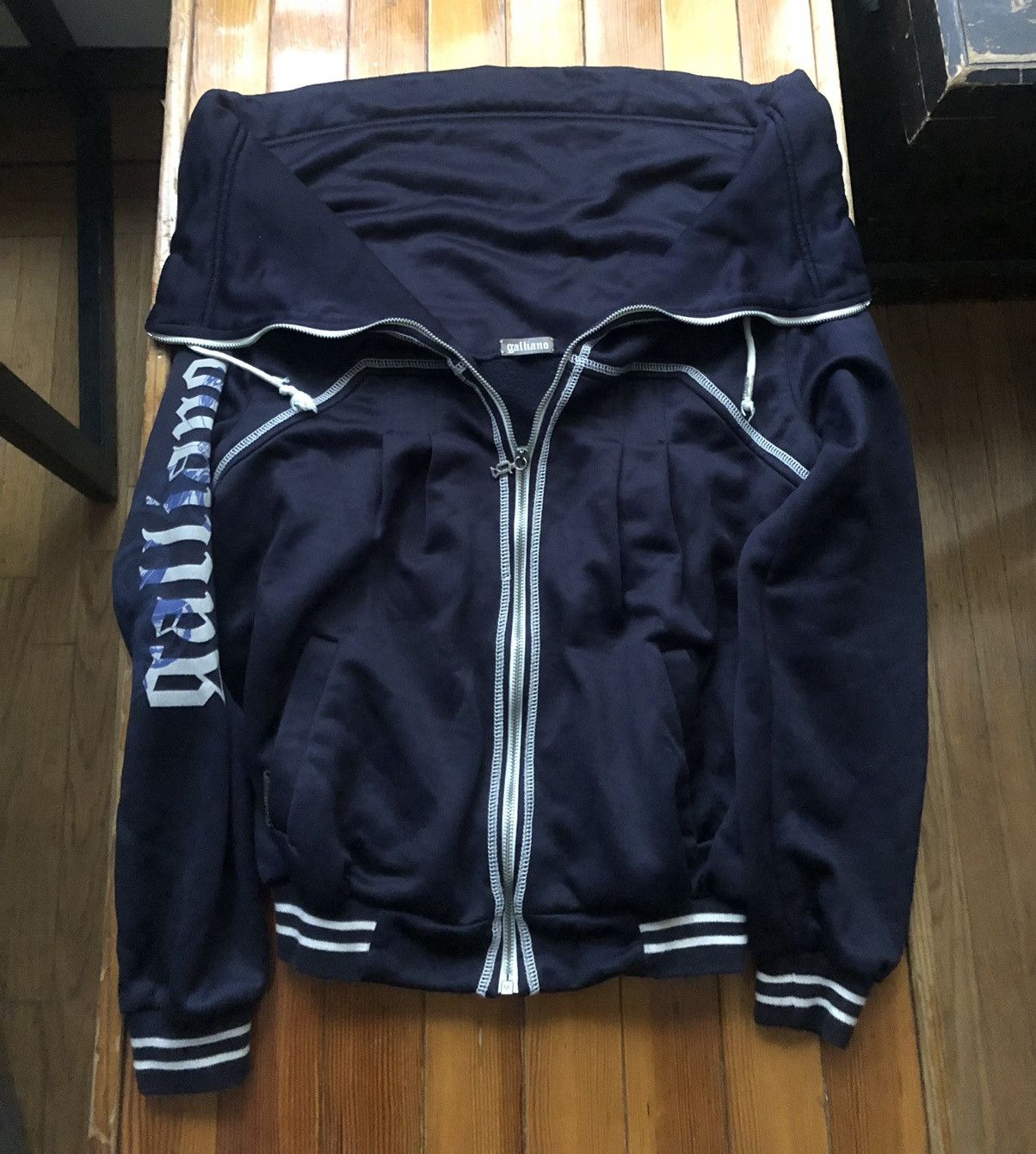 Galliano Vintage Galliano Logo Zip Up Grailed