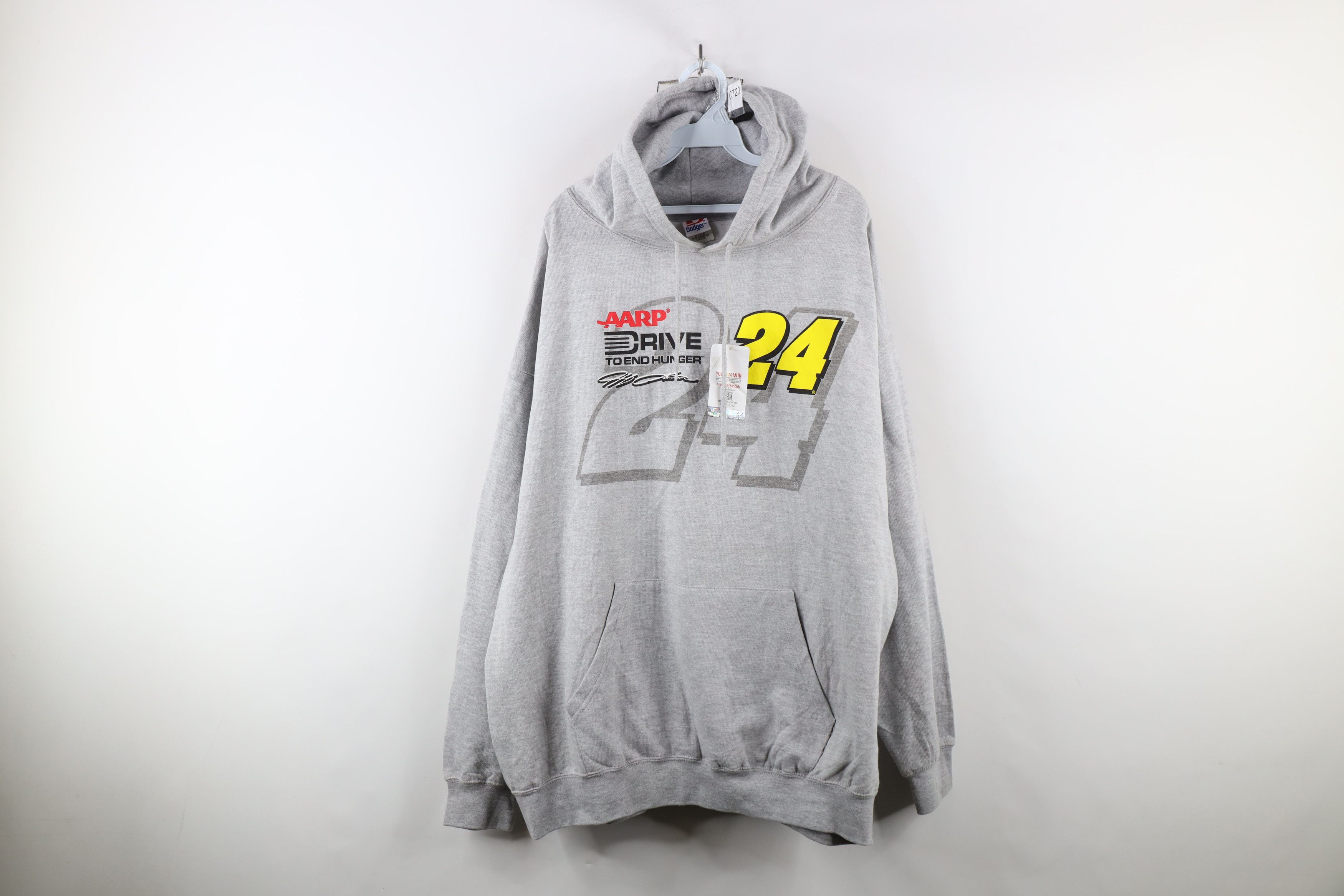 Vintage Deadstock Vintage Y2K NASCAR Jeff Gordon Racing Hoodie Gray Size US XXL / EU 58 / 5 - 1 Thumbnail