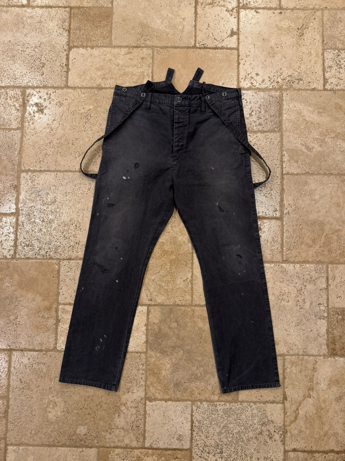 Visvim Visvim Travailler Braces Overall Painter’s Distressed Pants Size US 32 / EU 48 - 12 Thumbnail