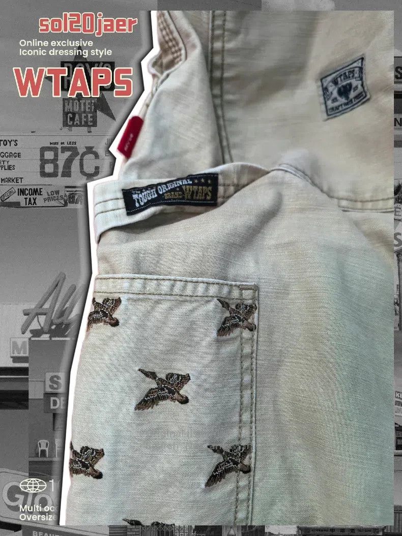 Wtaps Wtaps size S Washed, aged, painted and embroidered work pan Size US 38 / EU 54 - 4 Thumbnail