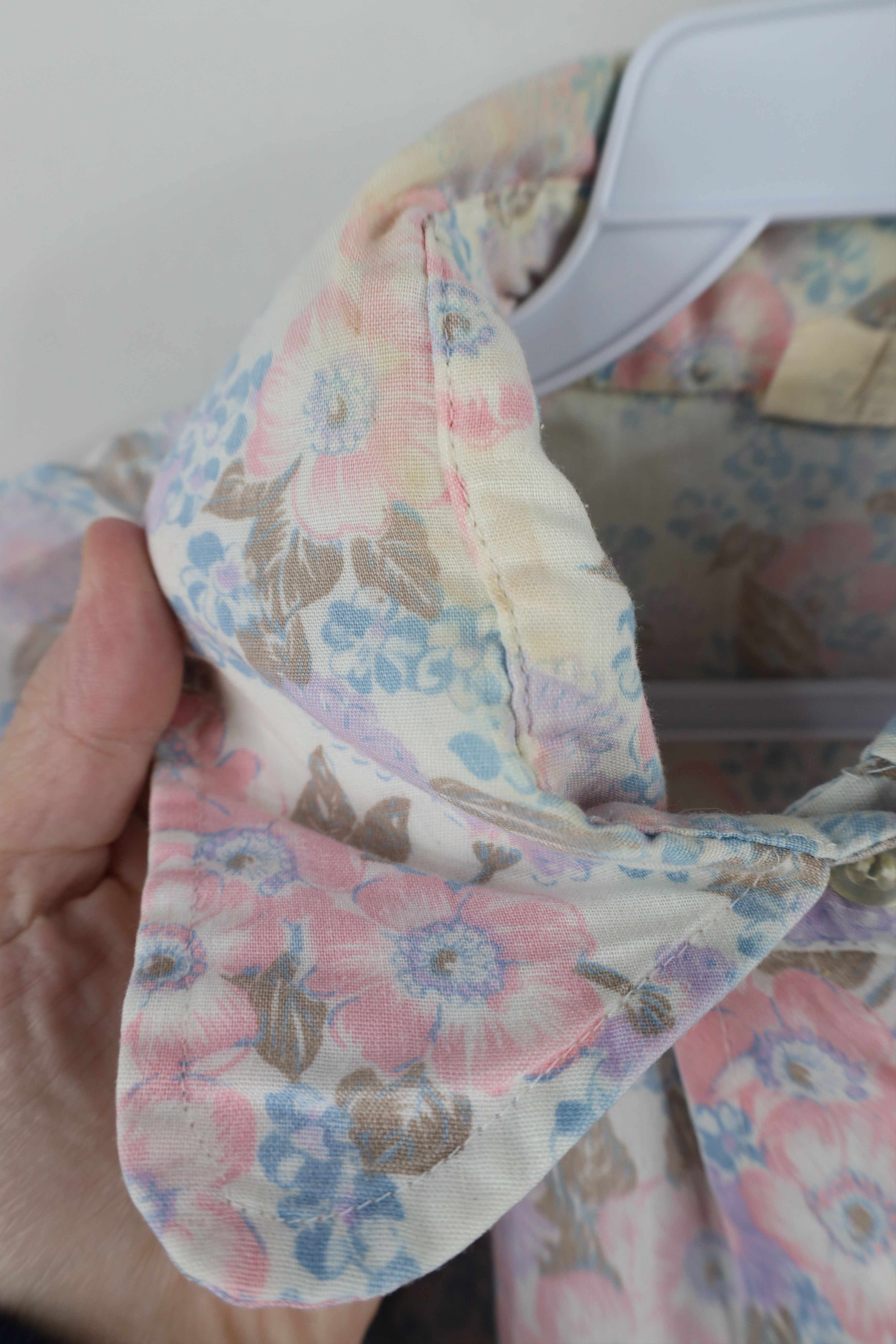 Vintage Vintage 70s Mid Century Modern MCM Flower Button Shirt Size XL / US 12-14 / IT 48-50 - 7 Thumbnail