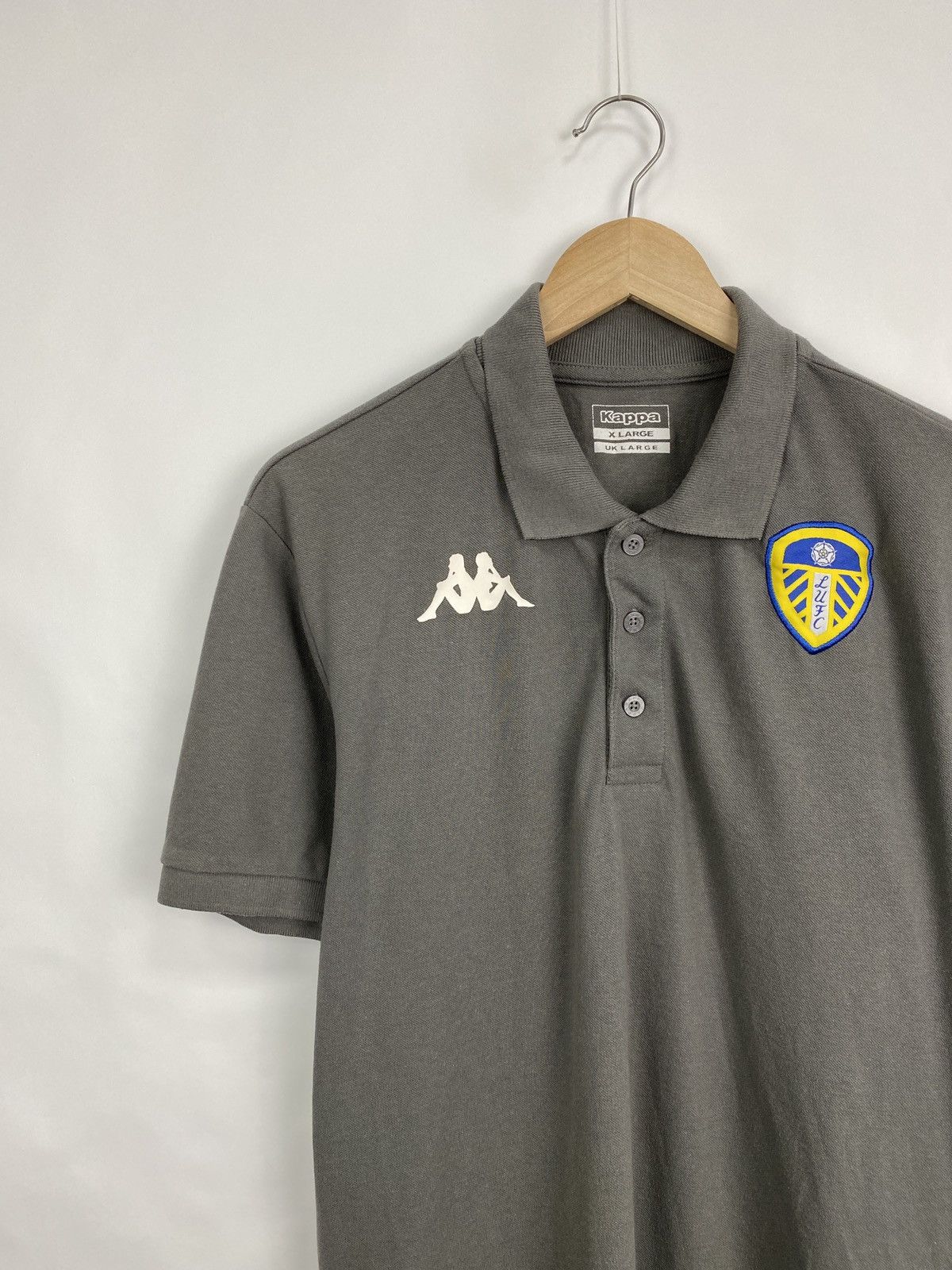 Kappa 🏴󠁧󠁢󠁥󠁮󠁧󠁿Vintage Y2K Kappa Leeds United LUFC Soccer Jersey Blokecore Size US XL / EU 56 / 4 - 2 Thumbnail